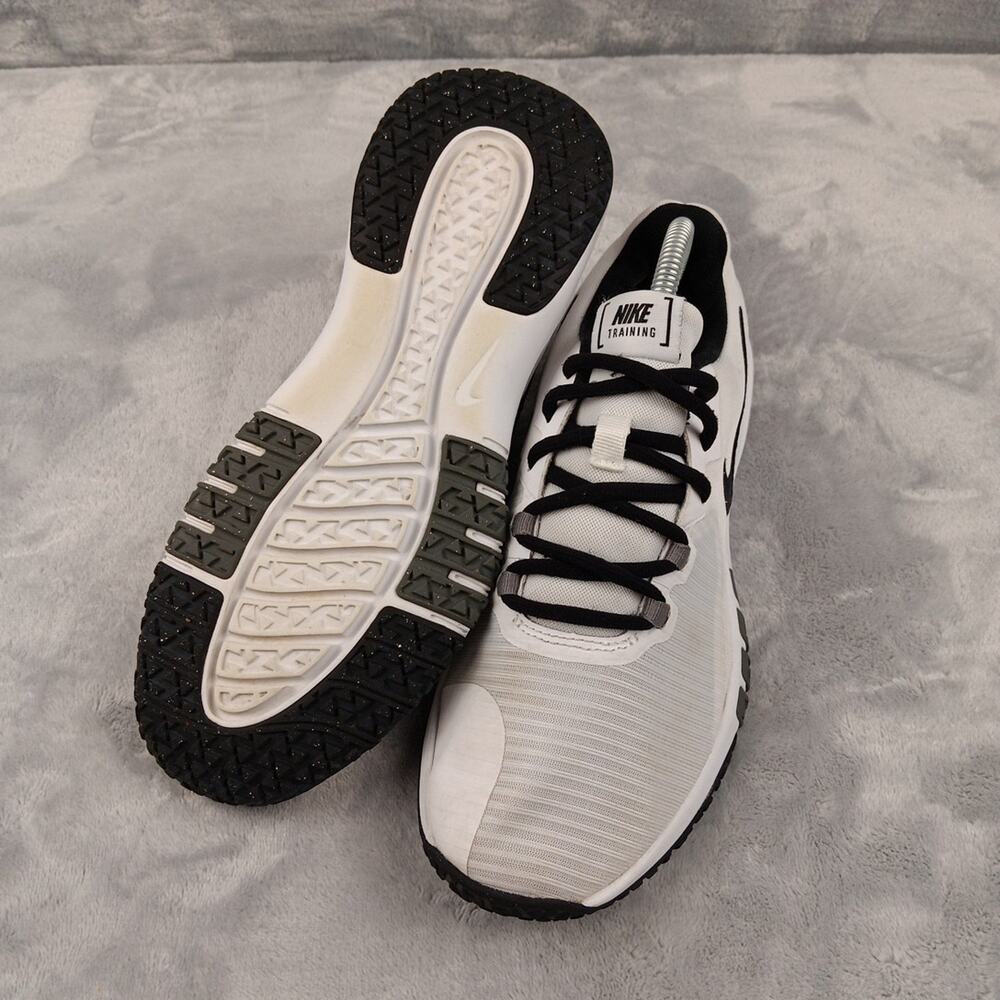 Nike Flex Control TR4 Men's Size 8.5 Running Training Shoes White Black Gray - Picture 7 of 10